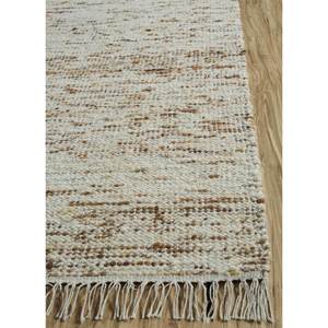 พรมขนสัตว์สีเบจและสีน้ำตาลคลาสสิก ลายทอแบบเรียบ ทำด้วยมือ รูปทรงสี่เหลี่ยมผืนผ้า ลายแบบนามธรรม สำหรับห้องนั่งเล่นและห้องนอนวัยรุ่น-Pdwl-513 - Product Image 4