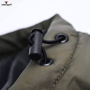 Nouvelle mode d'hiver, veste en toile imperméable au crochet, col montant, fermeture éclair intégrale, logo, style urbain, réversible, respirante, pour l'extérieur - Product Image 6