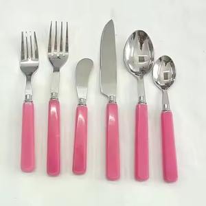 Ensemble de couverts en résine bleue, élégant, parfait pour les restaurants, les hôtels, les mariages, les réceptions, la restauration et l'usage domestique - Product Image 6