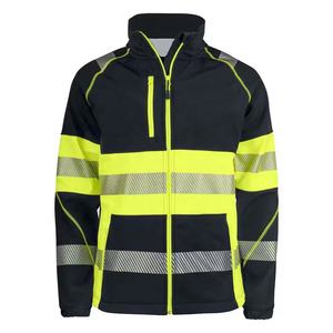 Chaqueta y Pantalón de Trabajo Reforzados con Costuras Dobles, Resistentes, Clase 2, Impermeables, Ropa de Seguridad Vial de Alta Visibilidad, Poliéster - Product Image 4