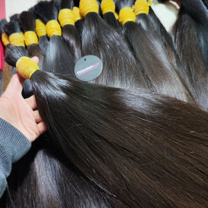 2025 Venta caliente de calidad superior 100% Extensiones de bebé vietnamita Cutícula completa Virgen Niñas Precio al por mayor Extensiones humanas - Product Image 1