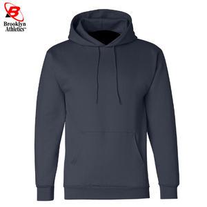 Vente en gros d'usine de sweat à capuche en molleton de coton pour hommes design sportif décontracté avec logo personnalisé pour impression bouffante couleur unie à capuche pour l'hiver - Product Image 5