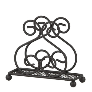 Porte serviettes plaqué or Serviette fermière en fil de fer métallique - Product Image 6