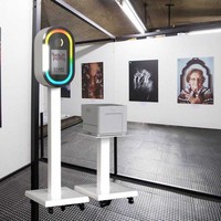 Miroir de selfie numérique Photomaton avec écran tactile Photomaton Self Magic Mirror Con Camera Imprimante Offre Spéciale
