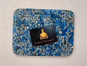 Planche à fromage écologique avec pierres incrustées de résine, plateau à fromage design, accessoires de cuisine et de table au meilleur prix - Product Image 6