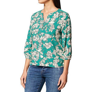 Tops de manga larga de verano para mujer, ropa informal de color sólido, venta al por mayor, nuevo diseño y nuevo estilo, Tops de mujer de la mejor calidad - Product Image 1