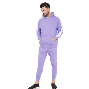 Survêtements pour hommes en coton 100% personnalisés, deux pièces, surdimensionnés, imprimés, qualité supérieure, élégants, confortables, tendance streetwear - Product Image 1