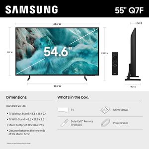 Televisor Inteligente Samsung Vision AI Serie QLED Q7F de 55 Pulgadas - Product Image 3