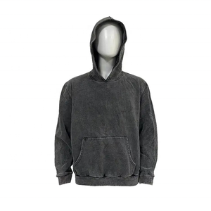 Pull unisexe de haute qualité sweat à capuche en molleton personnalisé sans soufre surdimensionné épaule tombante French Terry pour l'hiver - Product Image 1