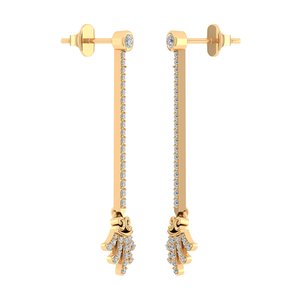 Timeless Gold & Silver Plated Luxury Moissanite <b>Stud</b> <b>Earrings</b> for Women Hip Hop Style EGL Certified High Appeal High Cost - Product Image 5