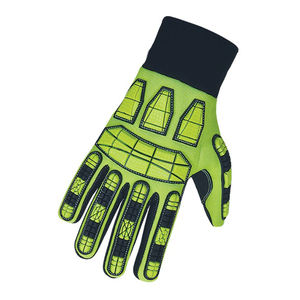 Vente en gros de gants de sécurité de travail renforcés rembourrés en cuir de vachette EVA Gants de sécurité industrielle Gants industriels anti-coupure - Product Image 2