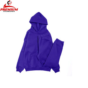 Fabricant de survêtement personnalisé Pantalon ample à double taille Costume de survêtement Ensemble pantalon de survêtement évasé à strass et sweat à capuche - Product Image 4