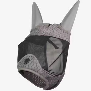 Máscara antimoscas para caballos, transpirable, de alta calidad, disponible en todos los colores y tamaños, ¡la más vendida! - Product Image 1