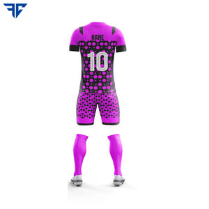 Camiseta de fútbol unisex profesional para hombre, tejido sublimado de secado rápido, nombre personalizado, kits de equipos deportivos para jóvenes - Product Image 5