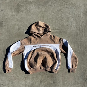 Trending Custom Hoodie Color <b>Block</b> Sweatshirt Streetwear Casual Outerwear Sport Fashion Comfortable Loungewear Athleisure Wear - Product Image 6