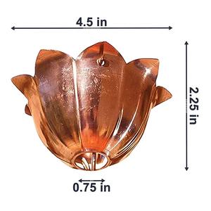 Personnalisé élégant cuivre pluie chaîne cloche décoration extérieure métal Lotus pluie chaîne jardin piscine toit élégant maison accessoire - Product Image 5