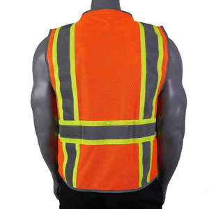 Chaleco de Seguridad Reflectante de Alta Visibilidad, Ropa de Seguridad Unisex, Chaqueta sin Mangas, Logotipo Personalizado con Diseño Premium, Servicio OEM - Product Image 6