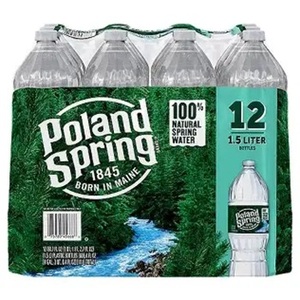 Fournisseur principal d'eau en bouteille Poland Spring Pure, rafraîchissante et naturellement issue de sources naturelles, bouteille de 1,5 litre - Product Image 3