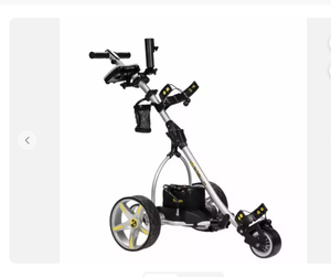 2022 New Sales Silver Electric Golf Cart Bat Caddy X3R with 20Ah Lithiums Battery and 20Ah Remote <b>Control</b> - Product Image 3
