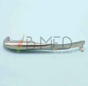 Retractor Bauer con Gancho Derecho, Herramienta Quirúrgica Intraoral de 8 Pulgadas, Retractor con Muesca Sigmoidal de Calidad Alemana para Cirugía Oral - Product Image 2