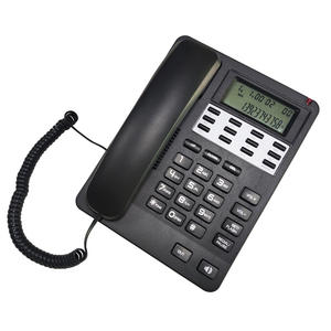 Téléphone fixe de téléphone d'hôtel avec l'affichage d'identification d'appelant, haut-parleur mains libres - Product Image 1