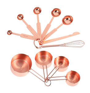 Taza medidora de Material de cobre 100%, cuchara para leche en polvo, diseño elegante, tazas medidoras, decoración, diseño de lujo - Product Image 1