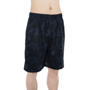 กางเกงขาสั้นตาข่ายระบายอากาศสำหรับผู้ชายสีทึบกางเกงขาสั้นใส่สบาย - Product Image 2