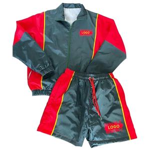 Conjunto de 2 Piezas para Hombre, Chaqueta y Pantalones Cortos Cortavientos Personalizados, Impermeables, de Color Contrastante, Ropa de Invierno, Conjunto Cortavientos 2027 - Product Image 1