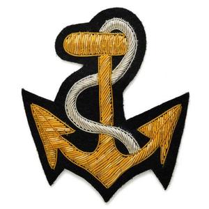 Premium Quality High Manufacture Fashion Bullion Wire <b>Badges</b> New Design Fashion Bullion Wire <b>Badges</b> Customized Fashion patch#444 - Product Image 5