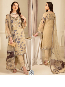 Kurtis y Trajes Salwar Kameez de Seda Georgette Real con Bordado a Mano para Mujer, en Venta en Línea - Product Image 2