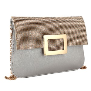 Women's Fancy <b>Clutch</b> 6560 - <b>Silver</b> - Product Image 1
