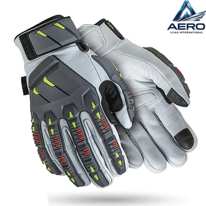 Guantes de Impacto Personalizados de Cuero Sintético de Alta Calidad, Protección para las Manos con Inyección de TPR, Antiestáticos, Resistentes a Impactos y Perforaciones - Product Image 6