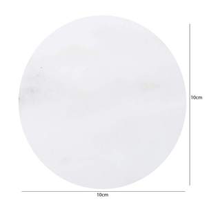 Gran oferta, diseño único, mármol, resina hecha a mano, borde chapado en oro, posavasos de mármol hecho a mano, juegos de incrustaciones de trabajo (blanco), juego de 6 - Product Image 6