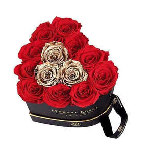 Chelsea Eternal Rose Gift Box Black Preserved Flowers for Valentine's Day and Mother's Day Gifts - Product Image 1