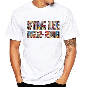 Première classe qualité 100% coton blanc hommes O cou couleur unie goutte épaule personnalisé Streetwear blanc surdimensionné T-shirt - Product Image 1