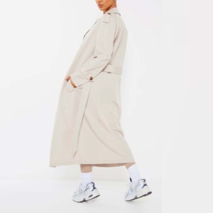 Nouveau Manteau Trench Femme 2026 en Cuir Véritable Imperméable Personnalisable – Haute Qualité, Élégant et Respirant - Product Image 3