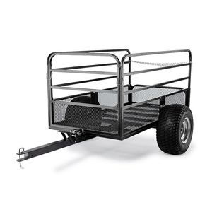 Remorque de jardinage haute capacité pour transporter du terreau, du paillis, des plantes et des outils d'aménagement paysager, performances fiables - Product Image 1