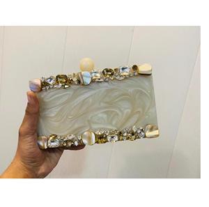 Pochette de type personnalisé en résine artisanale indienne pour femme - Product Image 2