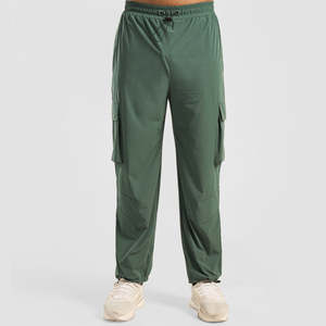 Pantalon Tactique Cloud Fit Vert Style Classique 6XL avec Logo Personnalisable, Fermetures Éclair Décoratives et Lavage Coloré, Coupe Ample - Product Image 2