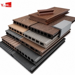 Plancher en composite <span class=keywords><strong>bois</strong></span>-plastique (WPC) au design intelligent avec canal dissimulé pour éclairage LED - Product Image 1