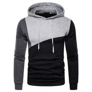 เสื้อฮู้ดสวมหัวแขนยาวแบบสวมหัวมีเชือกผูกสำหรับผู้ชายกีฬาฤดูหนาว - Product Image 1