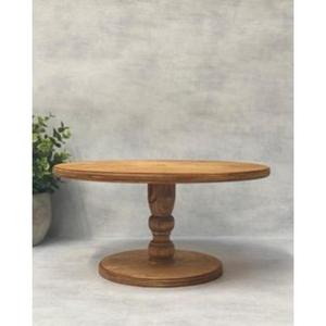 Soporte de madera rústico moderno para pasteles con bordes elegantes y construcción robusta para cafeterías de panadería y elegantes arreglos caseros para hornear - Product Image 2