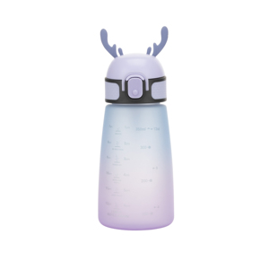 SilverJet Plastic Water <b>Bottle</b> 350ml One-touch Lid Direct Drinking For Kids School Camping Outdoor Use - Product Image 2