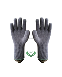 Guantes de Punto de Algodón SLC BK600 de Alta Calidad, Textura Suave, Antideslizantes, Antiestáticos, Transpirables, Duraderos, Industriales - Product Image 1