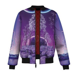 High Quality <b>Men's</b> <b>Lightweight</b> Sublimation <b>Jacket</b> New Outdoor Drawstring Sublimation <b>Jacket</b> - Product Image 1