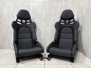 Asiento Deportivo de Lujo 1039R, Cómodo, de Fibra de Carbono y Fibra de Vidrio, Tipo Bucket, para Simulación de Carreras, con Tapicería de Cuero PU y Tela - Product Image 5