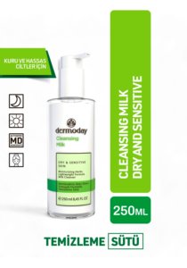 Lait Nettoyant Doux Dermoday 250ml Formule Prébiotique Soin Peaux Sèches et Sensibles Vente en Gros - Product Image 2