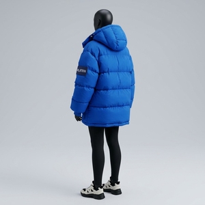 <b>Men</b> <b>Winter</b> Padded Hooded Jacket Quilted Warm Outdoor <b>Parka</b> Multiple Pocket Zip Up <b>Coat</b> OEM ODM Wholesale - Product Image 2