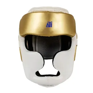 PU Leder Boxing Schutz ausrüstung Verstellbarer Sanda Kopfschutz Tragbares Boxen Sicherheit Kopfschutz Sport zubehör