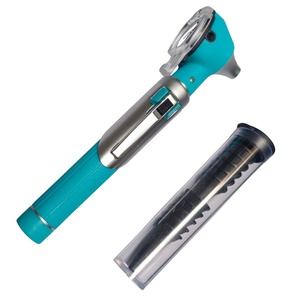 Deluxe Mini Portable LED Fiber Optic <b>Plastic</b> Otoscope Kit Manual Power Source 99.5% Accuracy CE Certified Medical Diagnostic - Product Image 1
